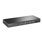 11055797 Коммутатор/ JetStream™ 24-port Pure-Gigabit L2+ Managed Switch, 24 10/100/1000Mbps RJ45, 4*10G SFP+ Slots EUplug
