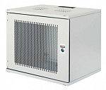 Шкаф коммутационный Lande NetBox Soho (LN-SH09U5440-LG-F0-3) настенный 9U 540x400мм пер.дв.перфор. задн.дв.стал.лист несъемн.бок.пан. направл.под закл