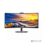 LCD PHILIPS 34" 34E1C5600HE/00 черный {VA curved 3440x1440 100Hz 1ms 178/178 300cd 2xHDMI DisplayPort 4xUSB USB-C webcam 2x5W}