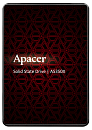 SSD APACER PANTHER AS350X 512Gb SATA 2.5" 7mm, R560/W540 Mb/s, 3D NAND, IOPS 87K/80K, MTBF 1,5M, 320TBW, Retail (AP512GAS350XR-1)