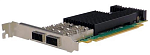Silicom PE3100G2DQiRL-QX4 Dual Port 10G/25G/40G/100GBaseX Content Director (QSFP28, Intel FM10420)