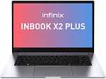 1896474 Ноутбук Infinix Inbook X2 Plus XL25 Core i3 1115G4 8Gb SSD256Gb Intel UHD Graphics 15.6" IPS FHD (1920x1080) Windows 11 Home 64 grey WiFi BT Cam (7100