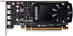1000502539 Видеокарта 4GB NVIDIA Quadro P1000 LowProfile (4 mDP)
