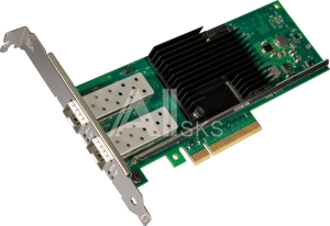 1000341057 Сетевая карта Intel Celeron Intel® Ethernet Converged Network Adapter X710-DA2, 2 x SFP+ Port, 10GbE/1GbE, PCI-E v3 x8, iSCSI, FCoE, NFS, VMDq. PCI-SIG* SR-IOV