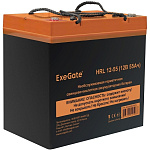 1961022 Exegate EX285652RUS Аккумуляторная батарея ExeGate HRL 12-55 (12V 55Ah, под болт М6)