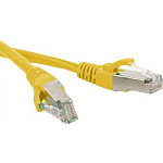 11021553 Hyperline PC-LPM-SFTP-RJ45-RJ45-C6-0.5M-LSZH-YL Патч-корд SF/UTP, экранированный, Cat.6, LSZH, 0.5 м, желтый