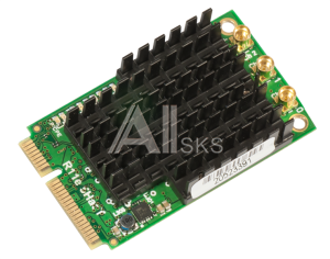 R11e-5HacT MikroTik 802.11a/c High Power Triple-Chain miniPCI-e card with MMCX connectors
