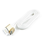 1385674 Gembird Кабель USB 2.0 Cablexpert CCB-ApUSBp1m, AM/Lightning 8P, 1м, армированная оплетка, разъемы фиолетовый металлик, блистер
