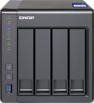 1000448418 Сетевое хранилище без дисков SMB QNAP TS-431X2-8G NAS 4 HDD trays, 10 GbE SFP+. ARM 4-core Cortex-A15 Annapurna Labs AL-314 1,7 GHz, 8 GB