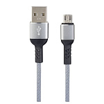 1760301 PERFEO Кабель USB2.0 A вилка - Micro USB вилка, серый, длина 1 м., бокс (U4806)