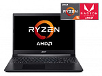 1217414 Ноутбук Acer Aspire 7 A715-41G-R4HH Ryzen 5 3550H 8Gb SSD256Gb NVIDIA GeForce GTX 1650 Ti 4Gb 15.6" IPS FHD (1920x1080) Windows 10 black WiFi BT Cam