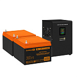 296540 Комплект ИБП EX295997RUS + батарея 26Aч EX285663RUS 1шт (инвертор, синус, для котла, настенный) ExeGate FineSine SX-1000.LCD.AVR.2SH <1000VA/600W, чис