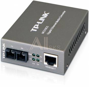 331581 Медиаконвертер TP-Link MC210CS 1000Mbit RJ45 1000Mbit SC