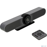960-001102 Logitech MeetUp ConferenceCam [Ultra HD 4K, 2160p/30fps, пульт ДУ, интегрированная аудиосистема, USB-кабель 5м, в комплекте крепление и фур