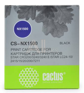 807494 Картридж матричный Cactus CS-NX1500 черный для Star NX-1500/24xx/LC-8211