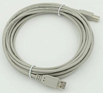 78443 Кабель USB A(m) USB B(m) 5м серый