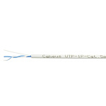 11052168 Cabeus UTP-1P-Cat.5e-SOLID Кабель витая пара (UTP), категория 5e, 1 пара (24 AWG), одножильный (solid), PVC нг(А)-LS, серый (500 м)