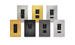 53888 Накладка декоративная Crestron [CBD-FP-ASCENT-A/BRS] цвет желто-медный
