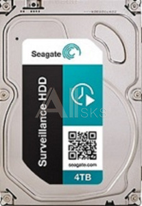 Жесткий диск SEAGATE SV35 ST4000VX000, 4Тб, HDD, SATA, 3.5"