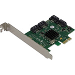 1847277 Жесткий диск ORIENT M9215S PCI-Ex v2.0, SATA3.0 6Gb/s, 4int port, поддержка HDD до 8TB, Marvell 88SE9215 chipset