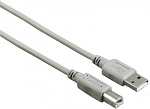 1742512 Кабель Hama H-200902 USB A(m) USB B(m) 5м (00200902) серый