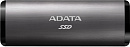 1000582969 Твердотельный накопитель/ ADATA External SSD SE760, 512GB, Type-C, USB 3.2 Gen2, R/W 1000/800 MB/s, 122x44x14mm, Titan-Gray (3 года)