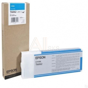 567788 Картридж струйный Epson T6062 C13T606200 голубой (220мл) для Epson St Pro 4880