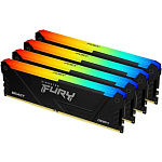 11062584 Память оперативная/ Kingston 64GB 2666MT/s DDR4 CL16 DIMM (Kit of 4) FURY Beast RGB