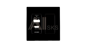 134171 Лицевая панель для приемника WP-789R/US-D(W) Kramer Electronics [WP-789R US PANEL SET] цвет черный