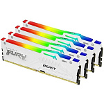 11062591 Память оперативная/ Kingston 64GB 5200MT/s DDR5 CL40 DIMM (Kit of 4) FURY Beast White RGB XMP