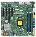 MBD-X11SSM-F-O Supermicro Motherboard 1xCPU X11SSM-F E3-1200 v5, 6thGeni3, Pent, Celeron/ UpTo4UDIMM/ 8x SATA3/ C236 RAID 0/1/5/10/ 2xGE/ 1xPCIx8(in x16), 1xPCIx8, 2
