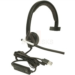 1270674 Logitech Headset H650E 981-000514 {USB, Mono, OEM}