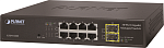 1000467320 коммутатор/ PLANET IPv6 Managed 8-Port 10/100/1000Mbps + 2-Port 100/1000X SFP Gigabit Ethernet Switch (Internal Power Supply)