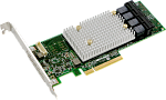 1000451326 Контроллер жестких дисков Microsemi Adaptec SmartRAID 3154-16i Single,16 internal ports,PCIe Gen3 ,x8,4 GB DDR4,RAID 0/1/10,RAID 5/6/50