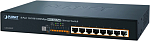 1000467383 Коммутатор Planet 13" 8-Port 10/100/1000 Gigabit Ethernet Switch with 8-Port 802.3at High Power PoE+ Injector (130W)