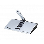 Микрофонный пульт председателя беспроводной clevermic BKR WCS-205C (микрофон 140 мм) Silver Микрофонный пульт председателя беспроводной clevermic BKR WCS-205C (микрофон 140 мм) Silver