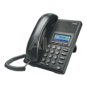 1844270 IP-телефон D-LINK DPH-120S/F1C с 1 WAN-портом 10/100Base-TX, 1 LAN-портом 10/100Base-TX