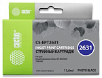 845544 Картридж струйный Cactus CS-EPT2631 26XL фото черный (11.6мл) для Epson Expression Home XP-600/605/700/800