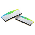 1924463 Apacer DDR4 DIMM 32GB Kit 2x16Gb AH4U32G36C25YNWAA-2 PC4-28800, 3600MHz, CL18, NOX RGB WHITE AURA2