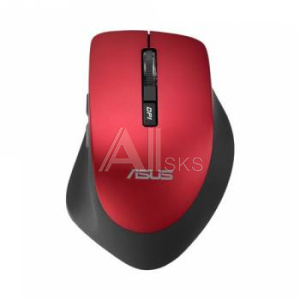339418 Мышь Asus WT425 красный оптическая (1600dpi) беспроводная USB2.0 для ноутбука (5but)