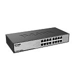 11058699 D-Link DES-1016D/H2A Неуправляемый коммутатор с 16 портами 10/100Base-TX, функцией энергосбережения и поддержкой QoS