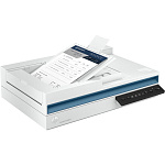 Сканер планшетный HP Scanjet Pro 2600 f1, A4, CIS, 600x600dpi, ДАПД 60 листов, ч/б 25 стр. или 50 изобр. в минуту (300dpi),цв. 25 стр/мин / 50 изобр/м
