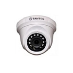 1831453 Tantos TSc-E2HDf - Купольная видеокамера для помещений 4в1 (AHD, TVI, CVI, CVBS) 2 МП с ИК-подсветкой, корпус пластик