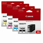 279983 Картридж струйный Canon PGI-1400XL BK/C/M/Y 9185B004 черный/голубой/пурпурный/желтый набор для Canon Maxify МВ2040/2340