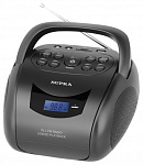 1191200 Аудиомагнитола Supra BB-24MUS черный 3Вт MP3 FM(dig) USB SD