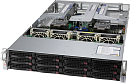 Шасси серверное Supermicro Super Server 2U 620U-TNR noCPU(2)Scalable/TDP 270W/no DIMM(32)/ SATARAID HDD(12)LFF/4x 10GbE 2x10GbE SFP+/2x1200W (б/у, нер