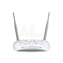1458760 TP-Link TD-W9970 N300 Wi-Fi роутер с модемом VDSL/ADSL и портом USB
