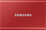 1000583476 Твердотельный накопитель Samsung External SSD T7, 2000GB, USB Type-C, R/W 1000/1050MB/s, Red