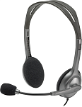 1000137484 Гарнитура/ Headset Logitech H110 (20-20000Hz, mic, 2x3.5mm jack, 1.8m)