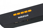 498755 Колонка порт. Hyundai H-PAC160 черный/оранжевый 6W 1.0 BT/3.5Jack/USB